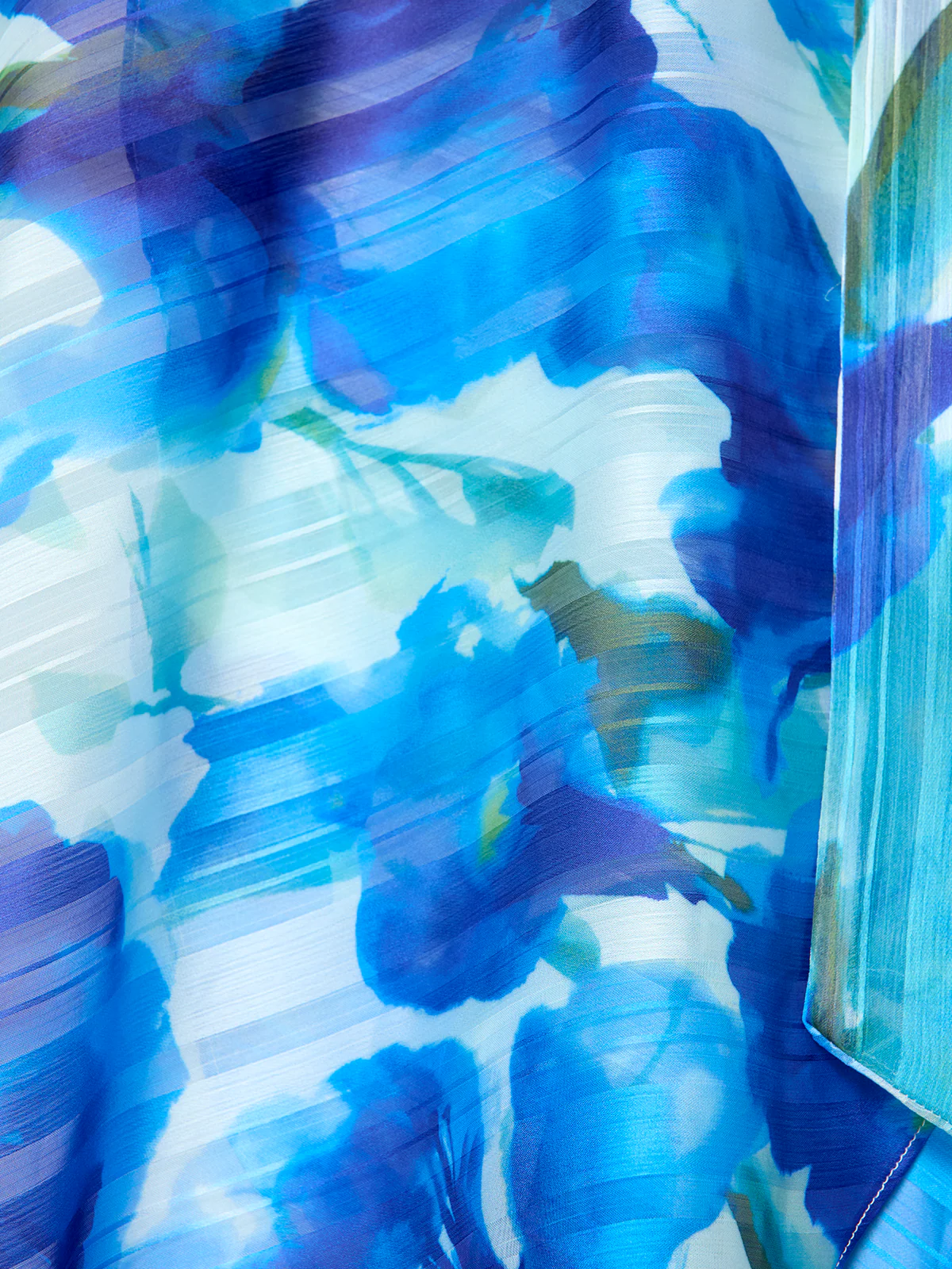 Loreta Sapphire Floral Print Dress