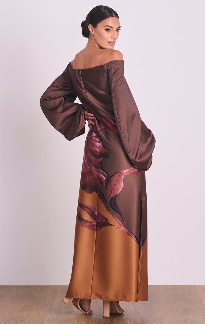 Moon Flower Sleeve Midi