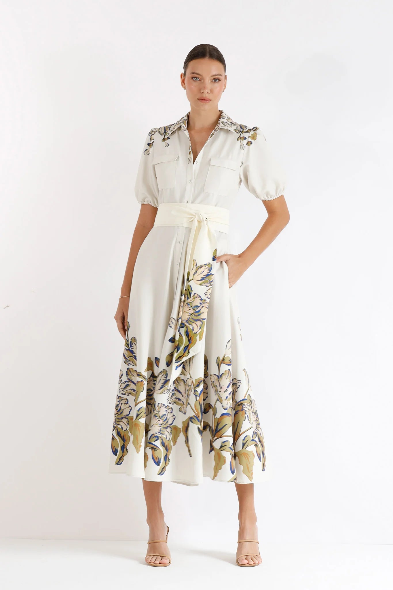 Flourish Shirt Midi