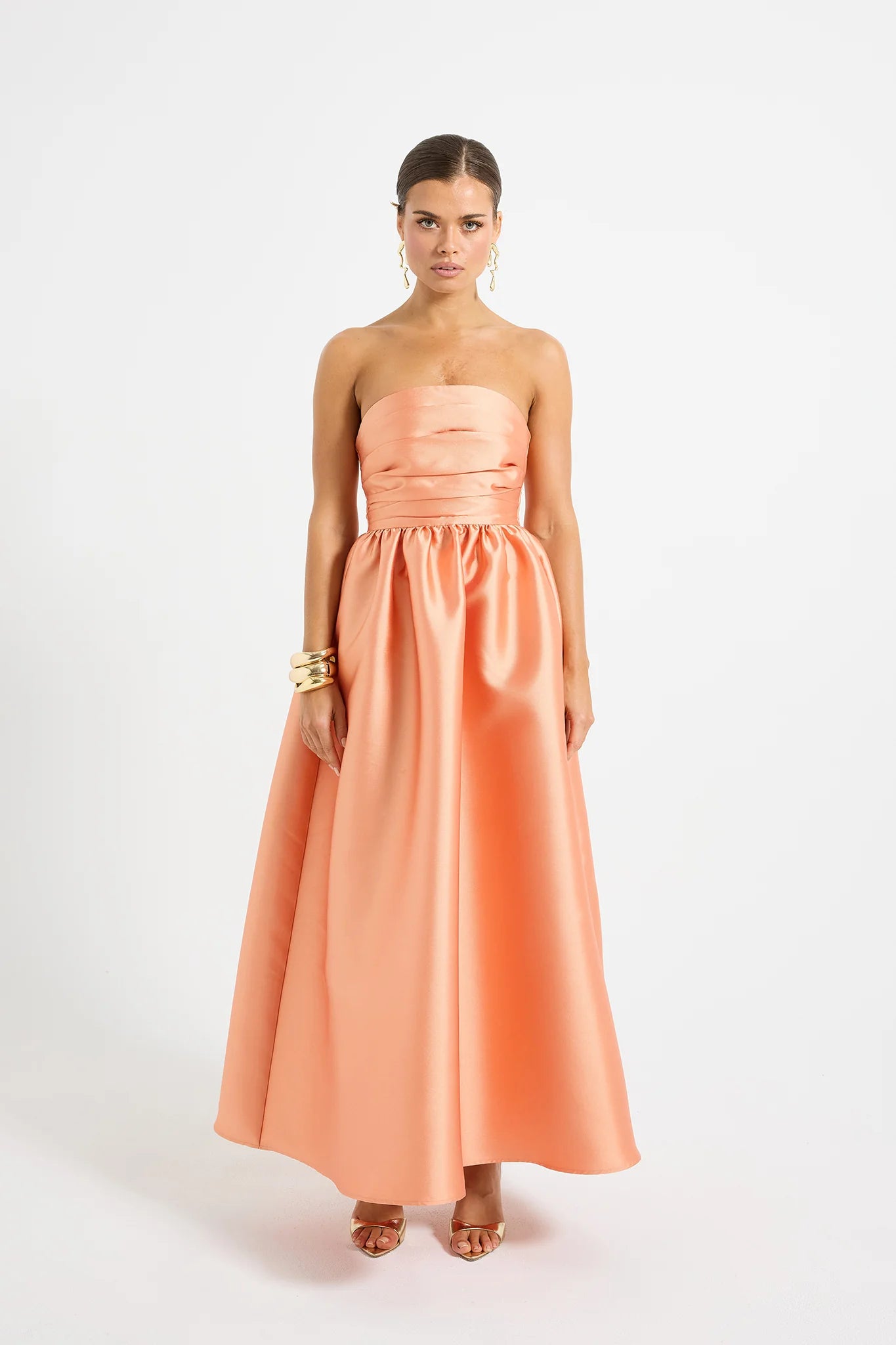 Pippa Strapless Midi Dress
