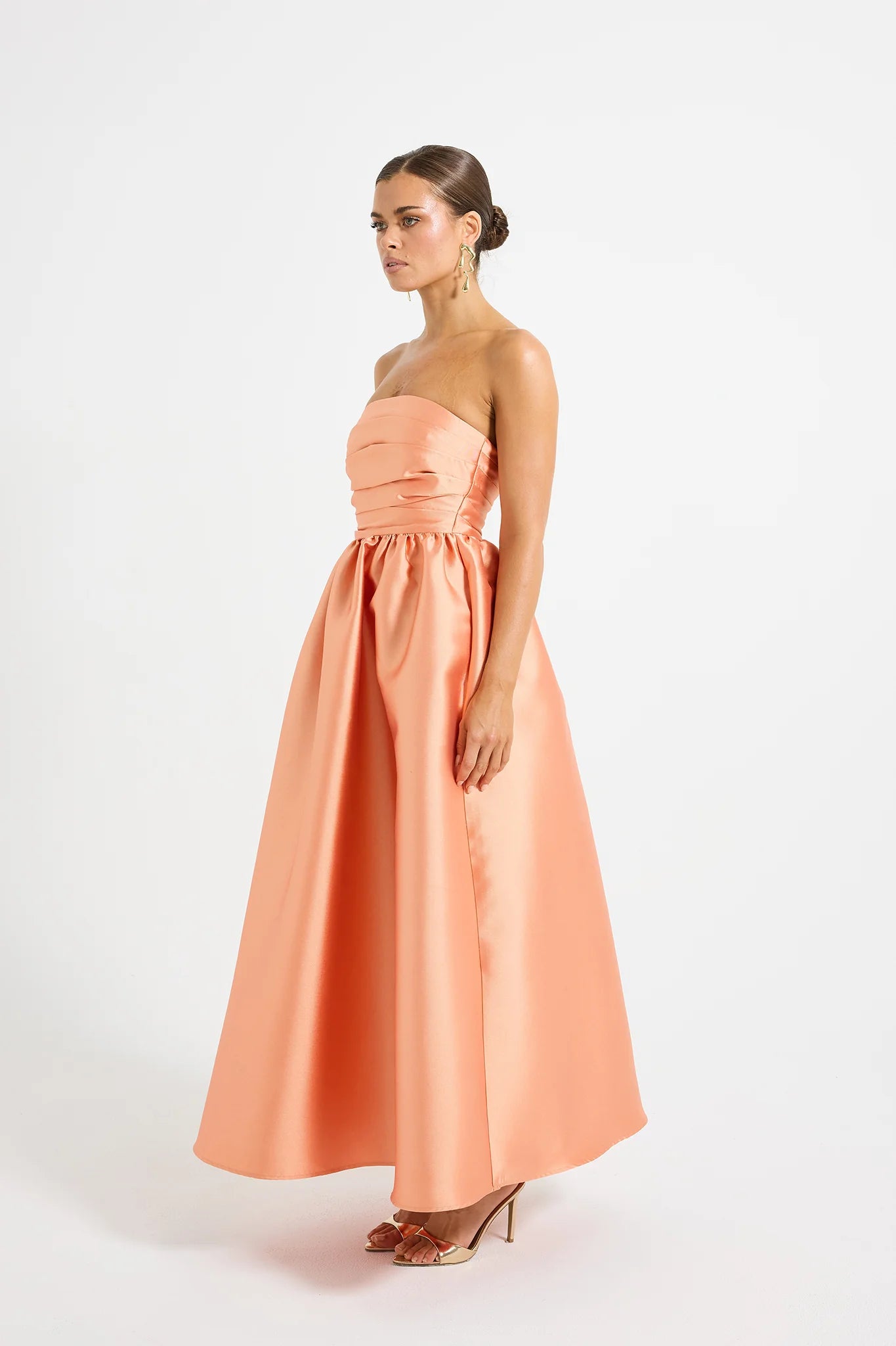 Pippa Strapless Midi Dress