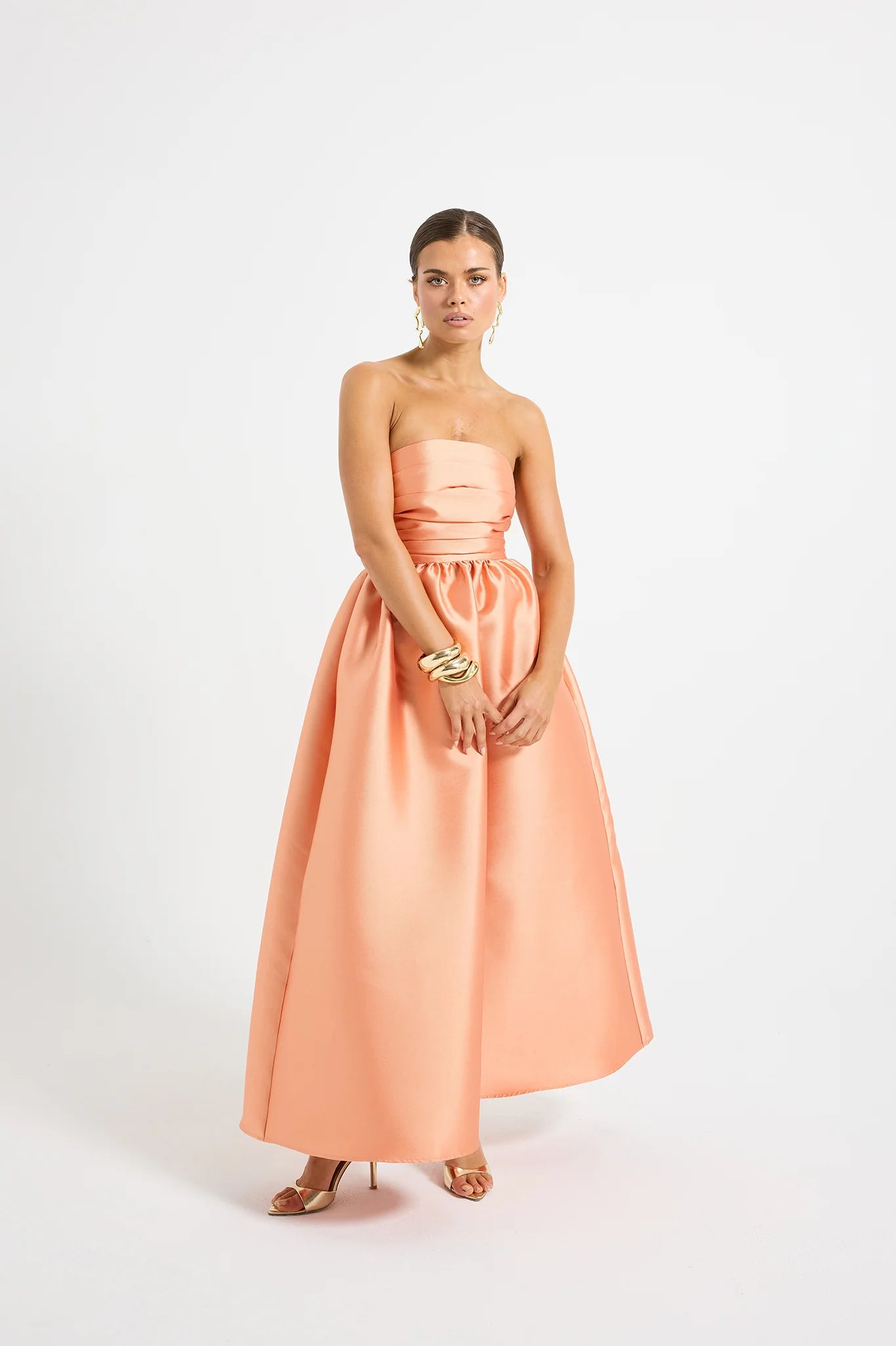 Pippa Strapless Midi Dress