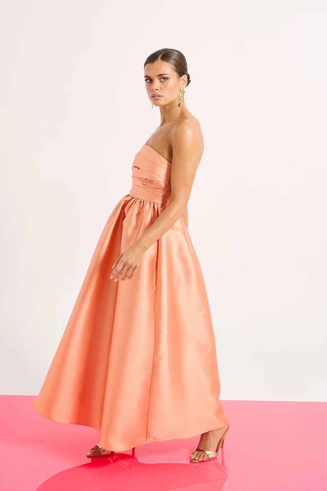 Pippa Strapless Midi Dress