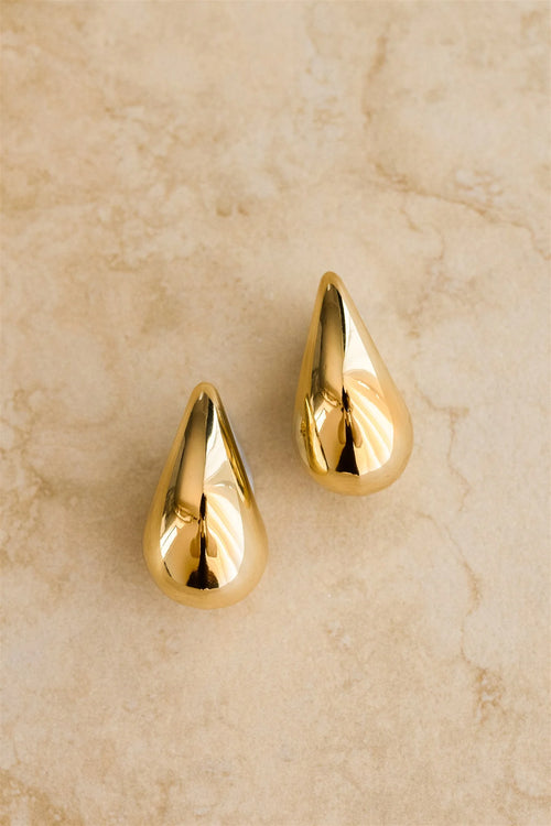 Sophia Plated Gold Drop Earrings