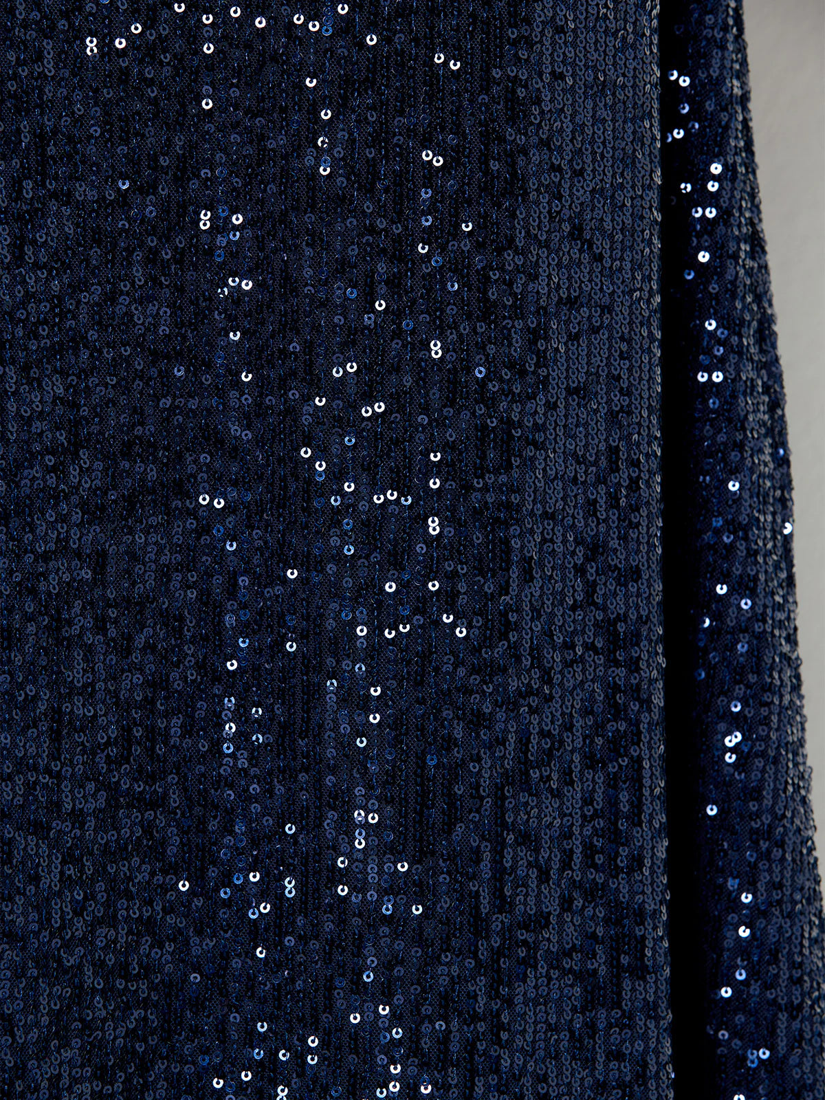 Lennon Navy Sequin One Shoulder Gown